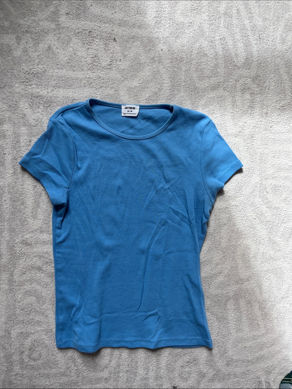 Cotton On Bright Blue Short Sleeve Crew Tee